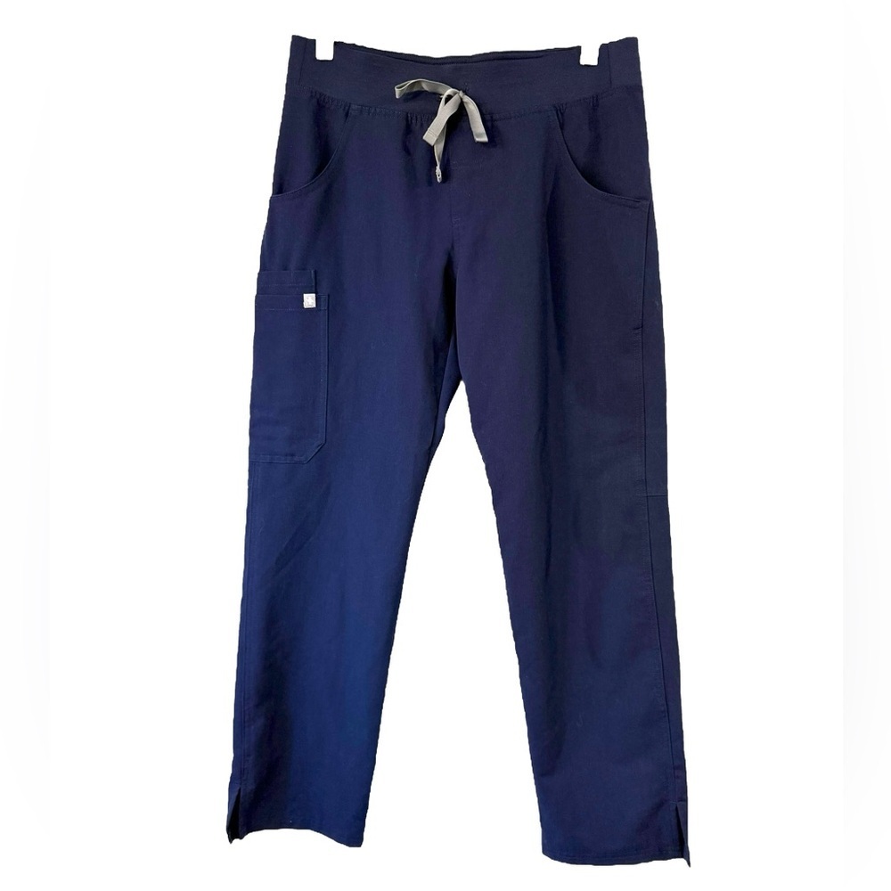 FIGS Women’s Technical Collection Kade Cargo Scrub Pants Blue Sz Small T21004